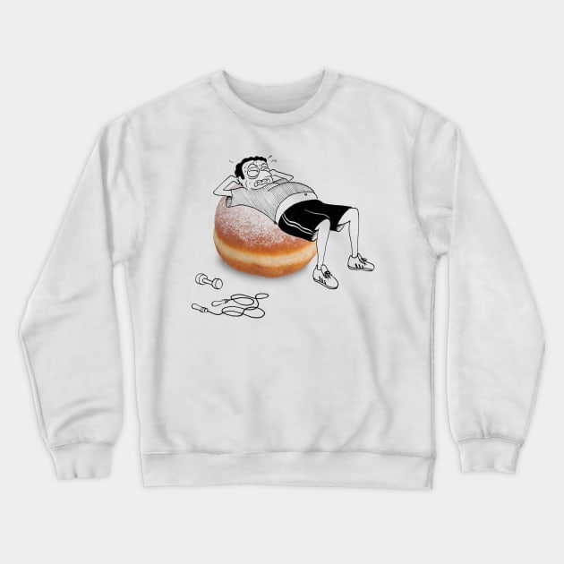Donut - gym ball Crewneck Sweatshirt by MassimoFenati